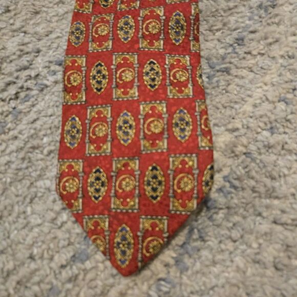Robert Talbott, Best Of Class, 100% Silk, Red, Business Tie - Picture 4 of 6